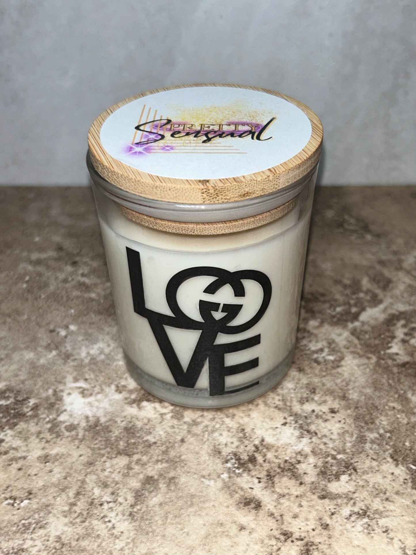 LOVE candle