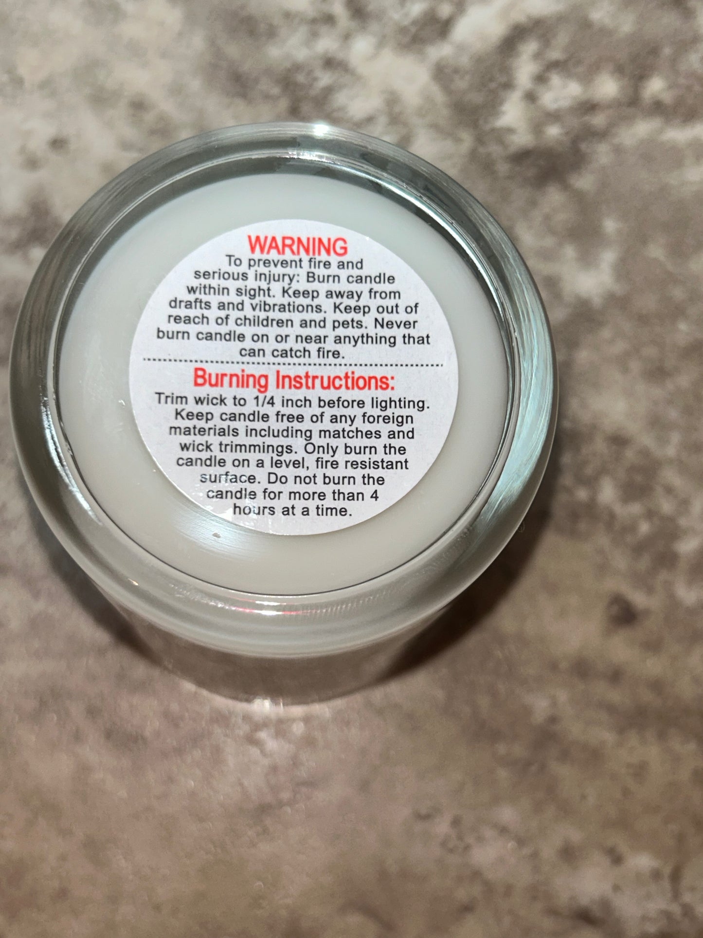 LOVE candle
